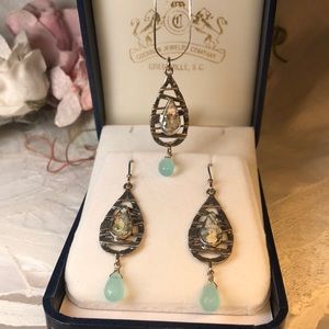 Ascopa 925 Necklace/pendant -earrings.